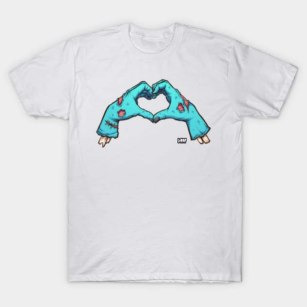 Zombie Heart T-Shirt by VM04